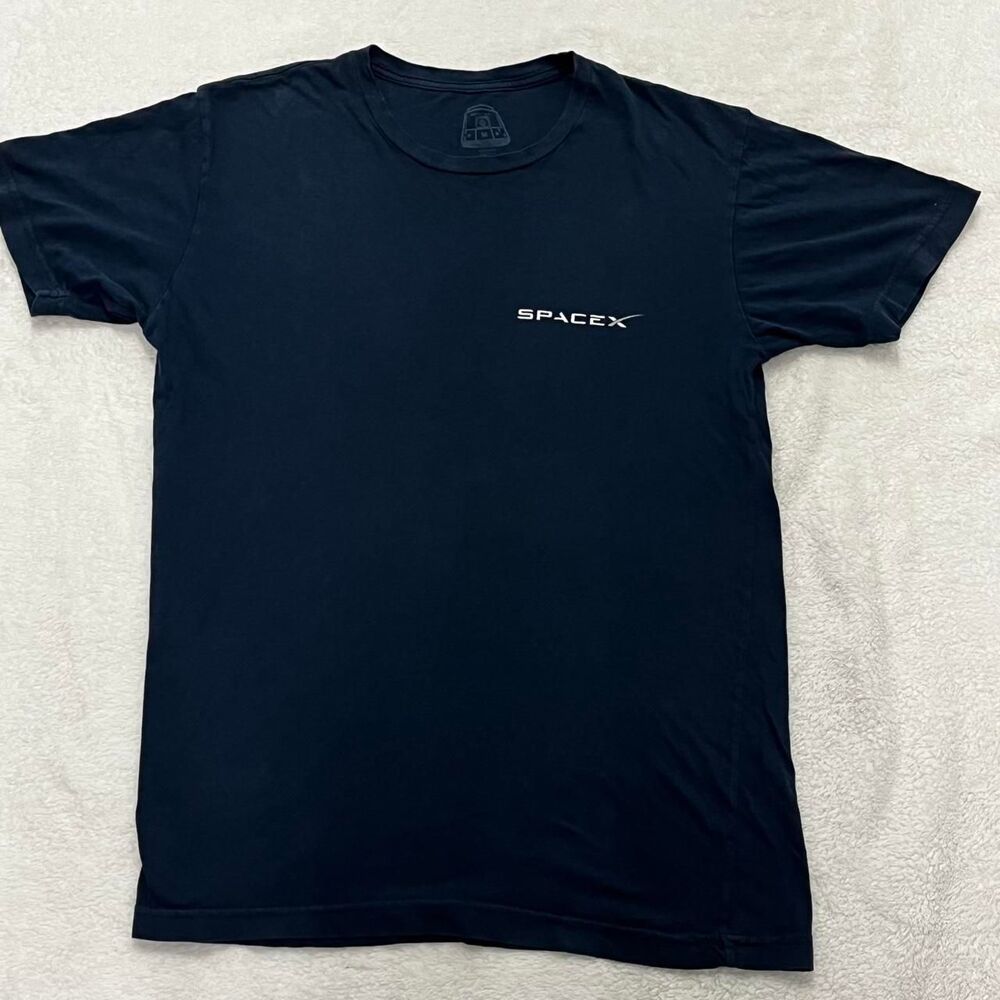 Unbranded Men's Navy and Black T-shirt